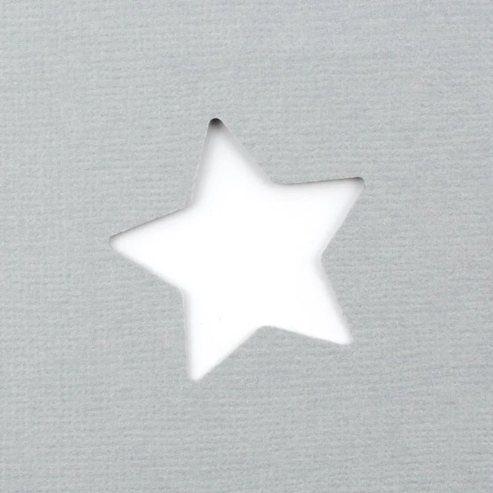 Paper Press and Punch Interchangeable Base with Star Punch